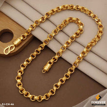 Kadi Rassa Charming Design Premium-Grade Quality Gold Plated Chain for Men.(CH-46)