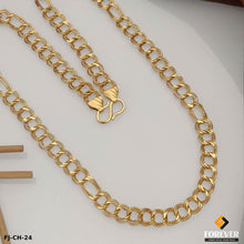 New Classical Gold Finish 2 Kadi Chain For Man.(CH-24)