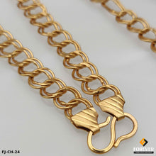 New Classical Gold Finish 2 Kadi Chain For Man.(CH-24)