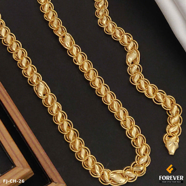 New Classical Gold Super koyali Chain For Man. (CH-26)