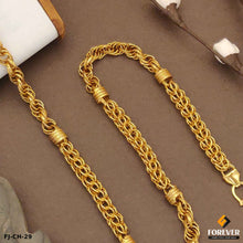 New Classical Bahubali Gold Platted Indo Chain For Men.(CH-29)