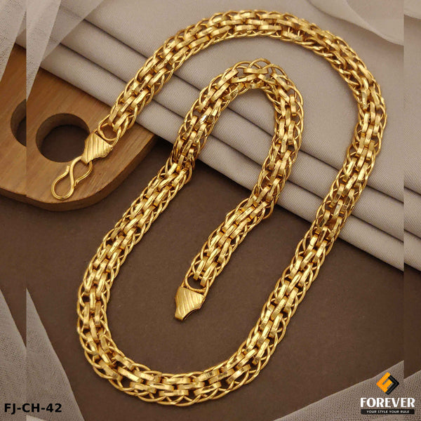 New arrival Gold Plated Kadi Exceptional Design High-quality chain for men.(CH-42)