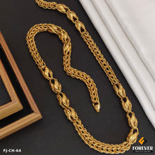 New Style Crafted Design Chain With 2 Kadi Linked Rassa Chain for Men.CH-64