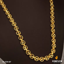 New Lovely Bolts Design High-Quality Gold Plated Chain for Men.(CH-67)