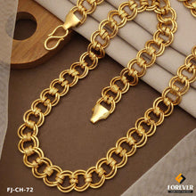 New Classical Gold Finish 2 Kadi Chain with support design chain for Men.(CH-72)