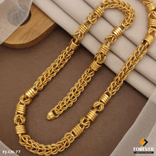 New Exclusive Design Gold Pletted Joint kadi Chain For Mens.(CH-77)