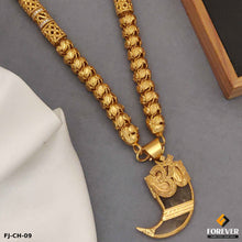 New Gold Platted Kadi On Cape with jay Goga pendal Design Chain For Men.(CP-10)