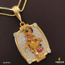 Classical Gold forming Chain with Kashtabhanjan pendal for Men.(CP-21)