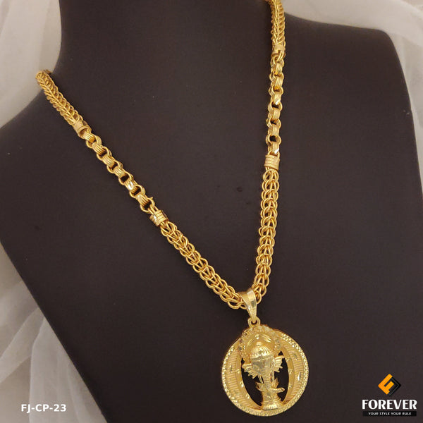 High quality finishing gajpati pendal with Rassa design mens fashion chain.(CP-23)