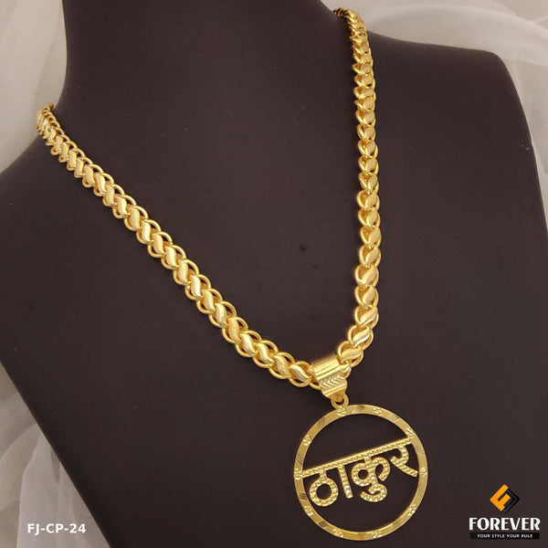 High quality Ttakur CNC pendal with Koyali design mens fashion chain.(CP-24)