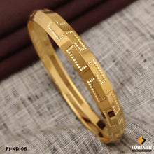 High Quality Gold Plated Gikzek CNC Design Fashion Kada For Mens. (KD-06)