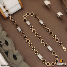 New Rose Gold Forming Lovely Design Rudraksha Mala For Men.(ML-06)