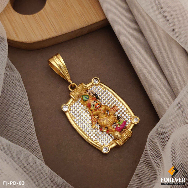 superior Diamond Kashtabhanjan Dev Pendant for Men.(PD-03)