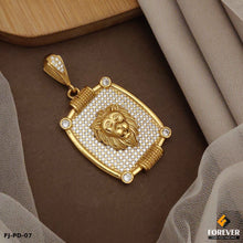 New Superior Diamond Lion Pendant for Men.(PD-07)