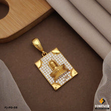 Superior Diamond Shivling Pendant for Men (PD-08)