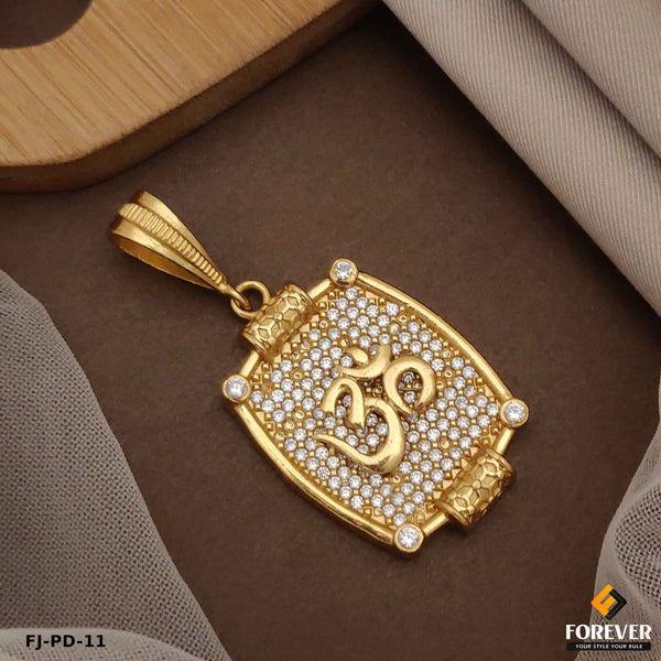 New Superior Diamond OM Pendant for Men.(PD-11)