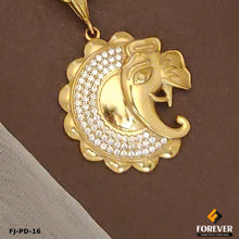 New Superior Diamond Ganpati Face Pendant for Men.(PD-16)