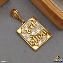 Superior Diamond Jay Goga Pendant for Men.(PD-17)